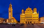 Plaza del Ayuntamiento, Augsburgo, Alemania, 2021-06-04, DD 32-34 HDR